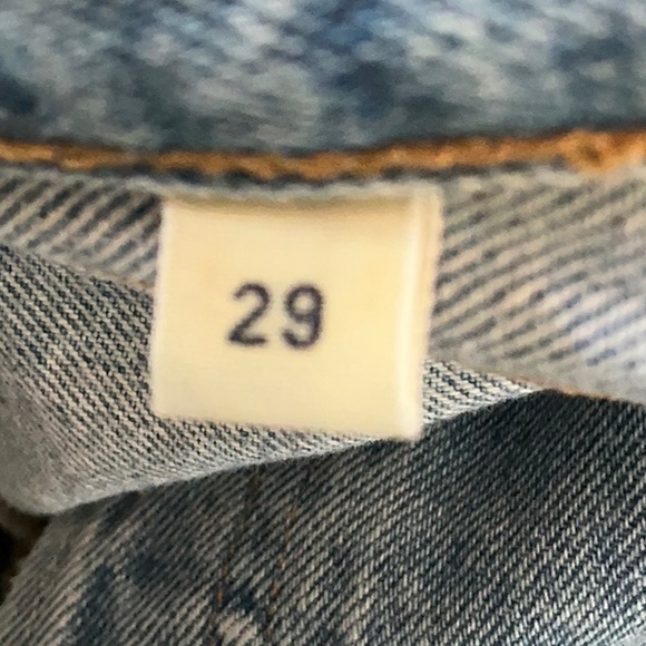 Citizens of Humanity Premium Vintage Denim jean Skirt 29 7 USA made 100% cotton - Picture 11 of 16